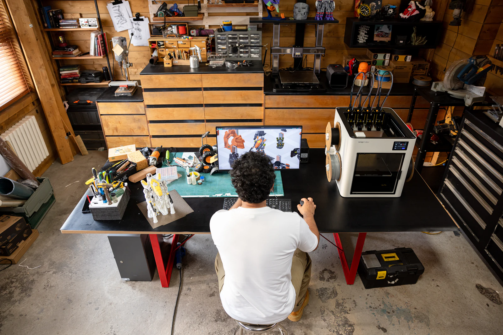 Bancada de desenvolvimento e modelagem de produtos